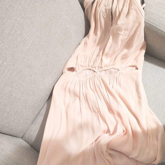 NWT REISS | Marta Midi Dress Pink in Size Med (8) - Picture 3 of 9